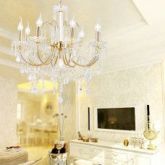 lustre de cristal 9 luzes